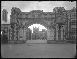 Gate at City College of New York, c.1912