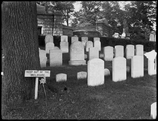 The Grave of Washington Irving, Sleepy Hollow Cemetery, Tarrytown, N.Y., July 8, 1914