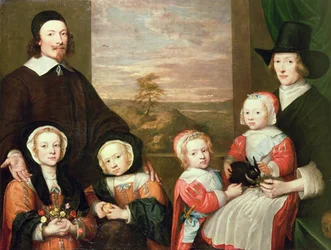 Unidentified family portrait, traditionally thought to be that of Sir Thomas Browne