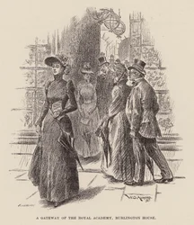 A gateway of the Royal Academy, Burlington House