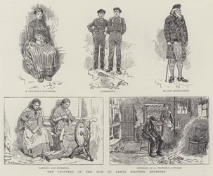 The Crofters of the Isle of Lewis, Western Hebrides