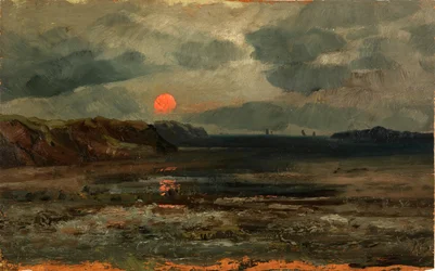 Sunrise over Fishing Waters--Maine