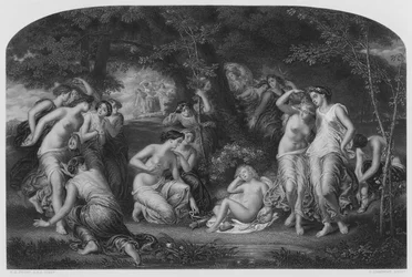 Disarming of Cupid (from the picture in the Royal Collection)