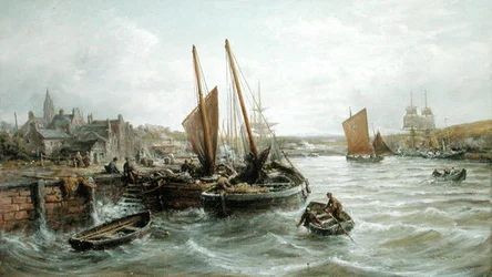 Fishing Boats in Peel Harbour, Isle of Man