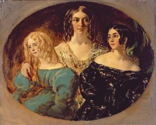 The Honourable Mrs. Caroline Norton and Her Sisters, c.1847