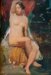 Woman at a Fountain