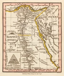 Ancient Egypt. Map.