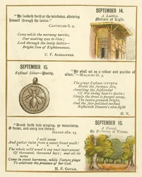 Page from The Bible Emblem Anniversary Book