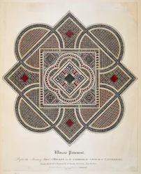 Mosaic Pavement Before the Shrine of Thomas A Becket in the Cathedral Church at Canterbury