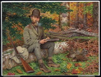 Self-Portrait in Hunting Gear
