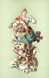 Figure of a Shepherdess, Chelsea