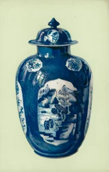 Jar, "Blue and White," Chinese, Period of K