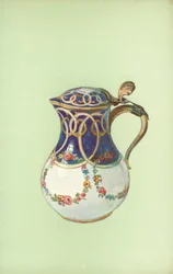 Jug, Sevres, bleu de roi