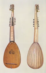Musical instruments: Theorbo