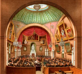 Council Chamber, Guildhall, City of London, 1886