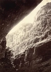 Cañon of Kanab Wash, Looking South, 1872