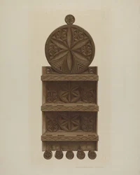 Pa. German Spoon Rack