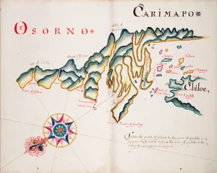 Osorno and Carimapo, South American Pacific Coast