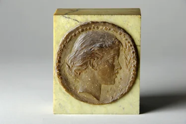 Medallion portrait of Agatha Thornycroft, c.1900