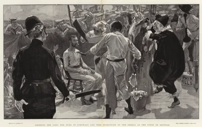 Crossing the Line, the Duke of Cornwall and York submitting to the Ordeal at the Court of Neptune