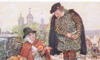 Shakespeare Buys an Orange from a Woman on Tower Hill, from My Magazine
