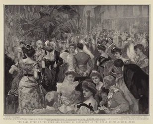 The Ball given by the Duke and Duchess of Connaught at the Royal Hospital, Kilmainham