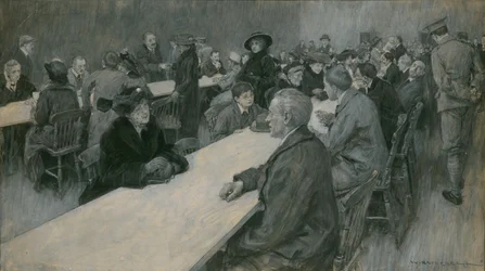 The Enemy in England: visiting day at the internment camp near London