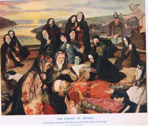 The Passing of Arthur, illustration from 