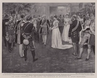 The Peace Conference at the Hague, the Reception of Delegates by Queen Wilhelmina