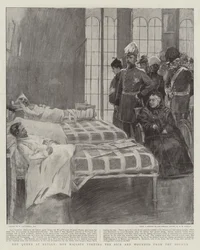 The Queen at Netley, Her Majesty Visiting the Sick and Wounded from the Soudan