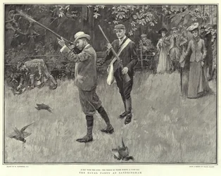 The Royal Party at Sandringham