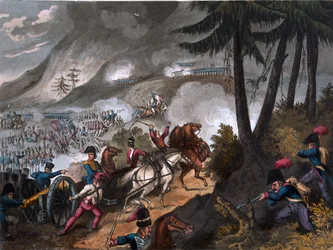 Battle of the Pyrenees in 1813, engraved by J.C. Stadler, published by Thomas Tegg, 1818