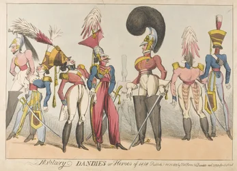 Military Dandies or Heroes of 1818, 1818