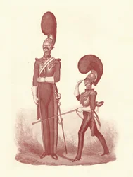 Showing the Difference Between The Man and the Officer, 1830-1840