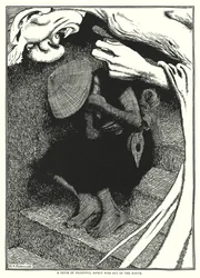 A Genie of Frightful Aspect Rose Out of the Earth