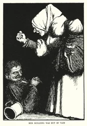 Her scolding was but in vain