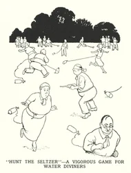 Hunt the Seltzer, a Vigorous Game for Water Diviners