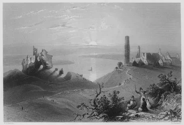 Seven Churches of Clonmacnoise, on the Shannon