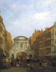 Temple Bar from the Strand, London