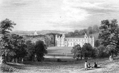 Audley End, Essex, Engraved by Henry Adlard, 1832