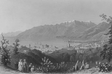 Beirout, the Ancient Berothah, engraved by J.B. Allen