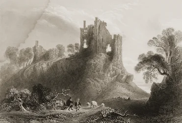 Carrigogunnell Castle, Near Limerick, County Limerick, Ireland, from 
