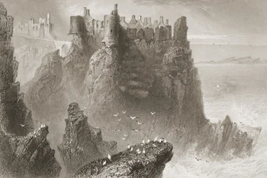 Dunluce Castle, County Antrim, Northern Ireland, from 