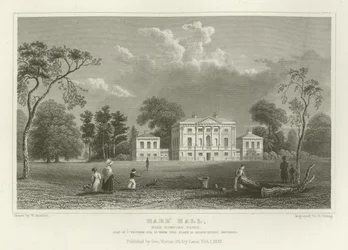Hare Hall, near Romford, Essex, Seat of J Western, Esquire