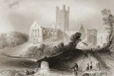 Jerpoint Abbey, County Kilkenny, Ireland, from 