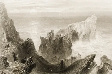 Kenbaan Castle, Near Ballycastle, County Antrim, Northern Ireland, from 