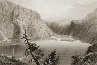 Luggela Lake, County Wicklow, from 