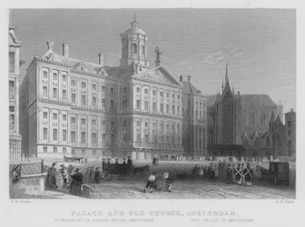 Palace and Old Church, Amsterdam