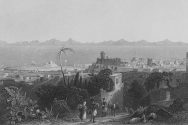 Rhodes, from the heights, near Sir Sidney Smith