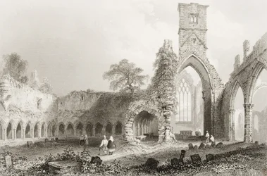 Sligo Abbey, County Sligo, Ireland, from 